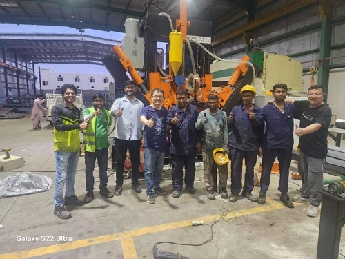 Latest company news about CMC Machinery ติดตั้งและเปิดใช้งานเครื่องปั่นปิดเสาในสหรัฐอาหรับเอมิเรตส์อย่างสําเร็จ