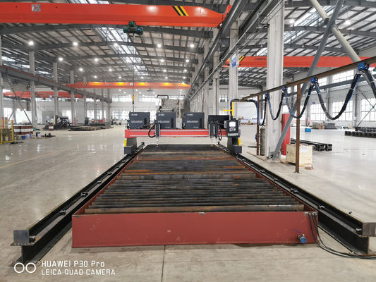 เครื่องตัดพลาสม่าซีเอ็นซีความเร็วสูงหลายหัวแนวตั้งสำหรับอุตสาหกรรม