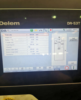 CNC Tandem Hydraulic Press Brake Model : 2-We67k-1200/6250 สําหรับการผลิต monopole, การส่งท่อหอคอยและสูง mast
