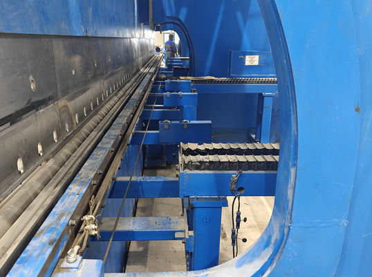 CNC Tandem Hydraulic Press Brake Model : 2-We67k-1200/6250 สําหรับการผลิต monopole, การส่งท่อหอคอยและสูง mast