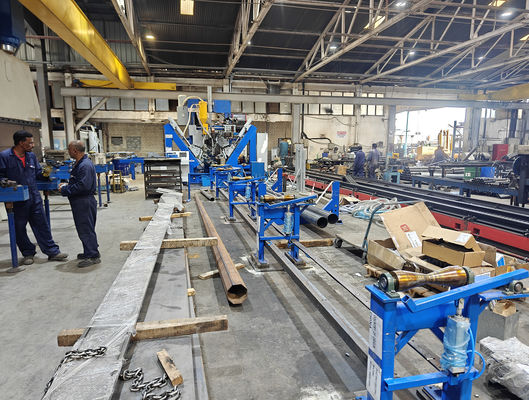 HM600/12000 Highmast และ Monopole เครื่องปั่นเย็บ