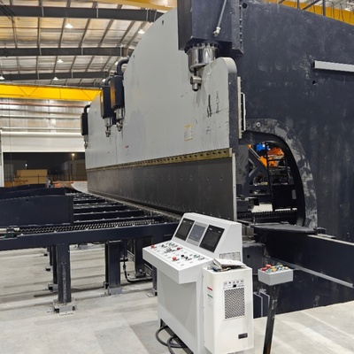 CNC Tandem Hydraulic Press Brake Model 2-WE67k-1200/6250 สําหรับการผลิต เครื่องขนส่งแบบโมโนโปล ทาวเวอร์ทูบัวและม้าสูง