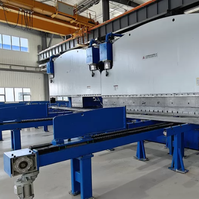 เครื่องดัด CNC Double Linkage สำหรับเสาไฟถนนแปดเหลี่ยมเรียวยาว 14 ม