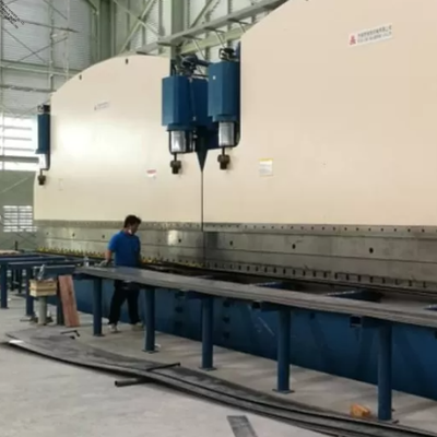 เครื่องดัด CNC Double Linkage สำหรับเสาไฟถนนแปดเหลี่ยมเรียวยาว 14 ม