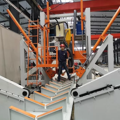 HM2500/14000 14m CNC อัตโนมัติแสงเสา สายปิดเครื่องปั่น Max 2500mm กว้าง