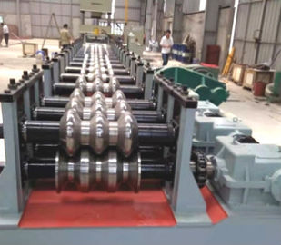 CE 476mm Guardrail ม้วนเครื่องขึ้นรูปสำหรับแผ่นหนา 4 มม